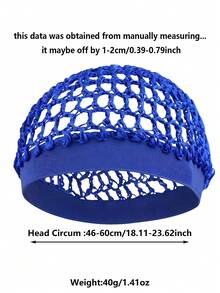 1pc Women's Sleep Hair Net Cap, Black Mesh Hairnet Suitable For Ballet, Sleeping, Braiding Hair Buns - Multicolor - View 5