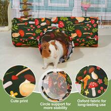 Guinea Pig Tunnel 3 Way Washable Hideout Foldable Rabbit Tunnel Guinea Pig Toys For Bunny Hamster Ferret Guinea Pig Accessories - View 3