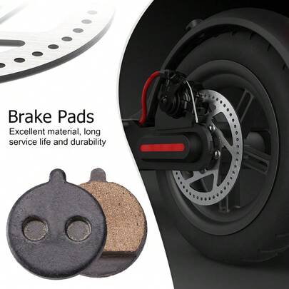 Bộ 4/8 má phanh bán kim loại cho xe điện Kugoo M4 PRO, cải thiện khả năng tản nhiệt và hiệu suất phanh - Má phanh xe điện, phụ kiện xe tay ga