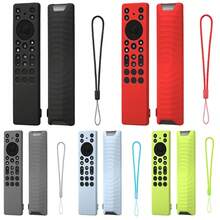 适用于RC923A/RC813A遥控器的硅胶保护套，带挂绳，防震软壳遥控器套 - 多色 - 查看 2
