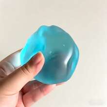 随机款式透明慢回弹挤压球，可爱柔软减压玩具，适合青少年和成人的解压玩具，派对礼品和桌面装饰品 - 彩色 - 查看 4