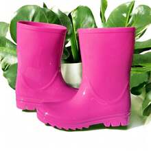 Long Rain Boots For Girls, Comfortable, Waterproof, Soft, And Women's. - Màu Hồng Tươi - Xem 1