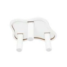 Cloud-Shaped Coffee Table With A Marble Look, Modern Living Room Table With Rounded Edges, Sturdy Solid Wood Legs, Easy-Care Surface, Ideal For Living Room And Lounge. - White - View 10