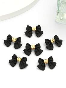6pcs/Pack Bowknot Classical Elegant Metal Buttons, Decorative Hand-Sewn Buttons For Coats, Sweaters, Suits, Uniforms, School Uniforms, DIY Bags, Gift Boxes, Gift Crafts Accessories - Multicolor - View 14
