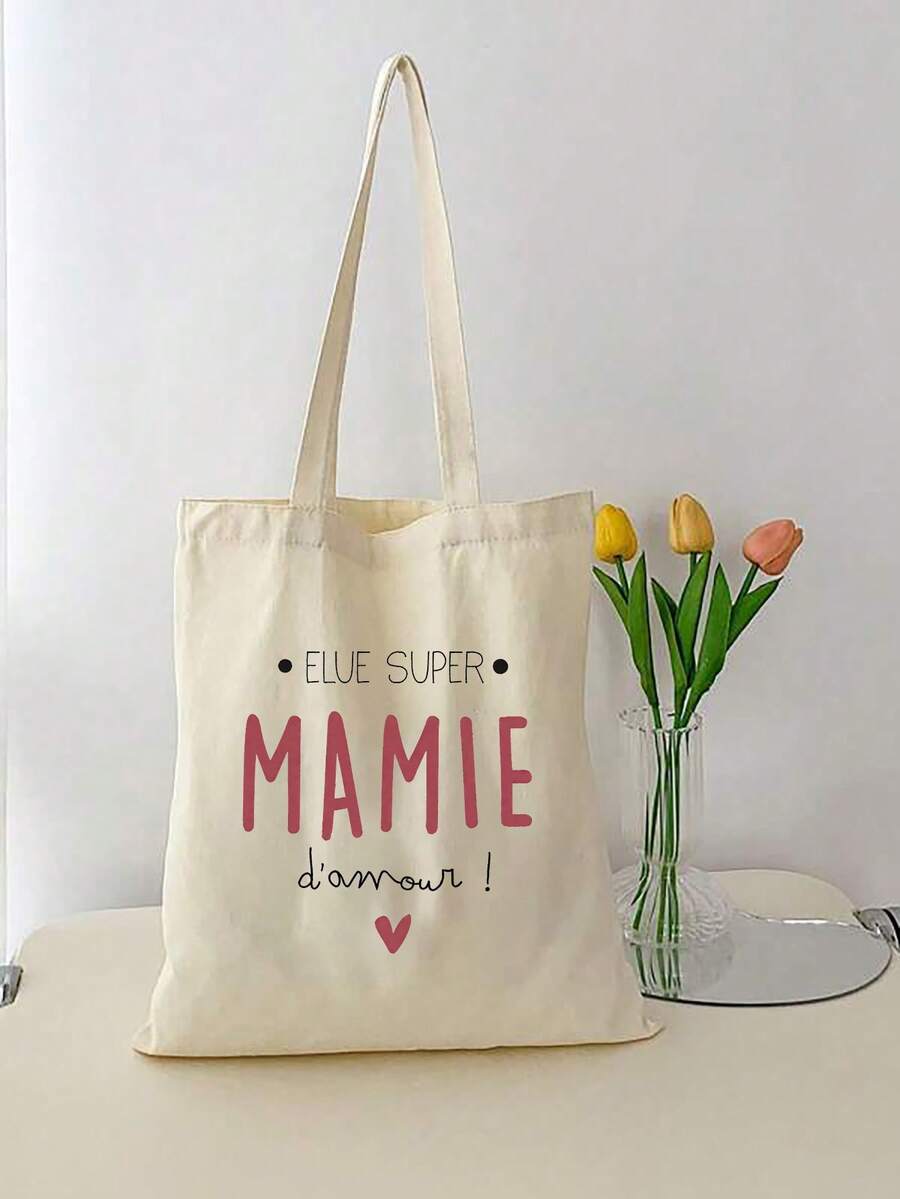 "ELUE SUPER MAMIE" 極簡輕量經典休閒純色托特包 黑色 購物原創 中性 旅行可折疊購物袋 大號托特包 適合青少年、女性、大學生、白領新人、辦公室、戶外、國小、國中、高中、工作通勤、最佳教師、女友、家人、母親節禮物 - 彩色 - 查看 1