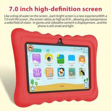 Children's Electronic Learning Toy / 4GB RAM + 64GB Storage / 7 Inch Children's Tablet / Quad-Core 1.3GHz Processor / Android 13 System, MTK8321 Chip / 1280x800 IPS High Definition Screen / 2MP + 5MP Dual Camera / 4000mAh Large Capacity Battery / Supports WiFi Parental Control And Educational Games / Made Of ABS Plastic + Silicone Material BDF Children's Educational Tablet (Includes: Packaging Box / Data Cable / User Manual / OTG Adapter / Card Reader) - 彩色 - 查看 6