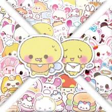 Retro Cartoon Cute Pink Animal Stickers, Suitable For DIY Decoration On Diary, Phone Case, Stationery, Laptop, Tablet, For Both Adults And Kids, Self-Use Or Gift - Multicolor - View 3
