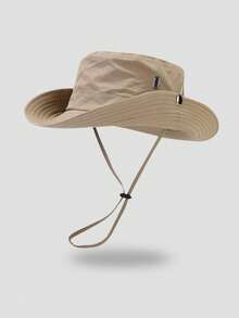 1顶男女通用可折叠可调节遮阳帽，防风，适合徒步旅行和日常佩戴 - 戶外漁夫帽 - 查看 7