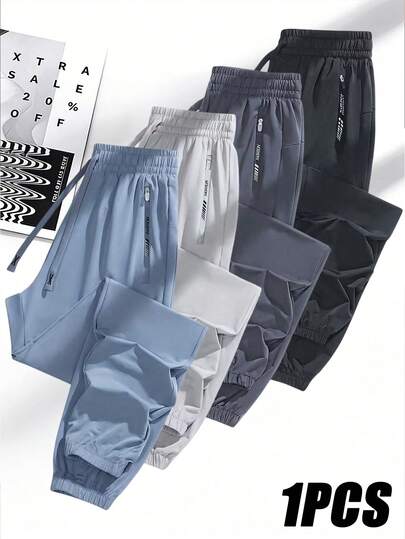 Quần thể thao nữ mùa xuân/hè, chất liệu lụa băng, gấu quần xắn, kiểu dáng thường ngày, cạp chun co giãn, phù hợp cho tập thể dục, yoga, hoạt động ngoài trời, đồ dùng cần thiết cho mùa tựu trường, món quà hoàn hảo cho mẹ hoặc bạn gái.