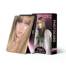 55pcs LISA Personal Photo Cards, KPO Star Collection Cards, LOMO Album Mini Cards, Suitable For Holiday Gifts, Fun & Cute Gifts, Birthday Gifts, Easter Gifts, Halloween Gifts, Christmas Gifts, Party Gifts, Katseye Light Stick, Straykid, Photocard, K-Pop, Katseye Photocard - 1PC - View 2