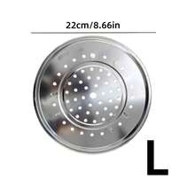 Bộ 3 nồi hấp bằng thép không gỉ với đế ba chân có thể tháo rời, đa năng dùng để hấp và nướng, phù hợp với nhiều nhu cầu nấu nướng khác nhau với kích thước khác nhau. - Xem 11