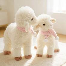 30cm Adorable Fluffy Sheep Plush Toy, A Soft Stuffed Animal Ideal For Both Children And Adults. An Excellent Birthday Gift For Girls And Boys, As Well As Holiday Presents. This Charming Lamb Plushie Is Suitable For Everyone - Multicolor - View 2
