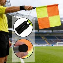 New Referee Set, Full Equipment, Classic , Whistle, Boundary Marker, Red & Yellow Cards - Multicolor - View 4