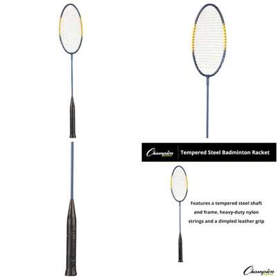 Raqueta de bádminton de acero templado de alto rendimiento