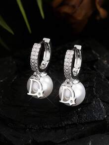 1 Đôi bông tai thời trang cao cấp kiểu Hàn Quốc, sang trọng, nhẹ nhàng, thanh lịch và sành điệu, trang sức dành cho nữ - Nhiều màu - Xem 5