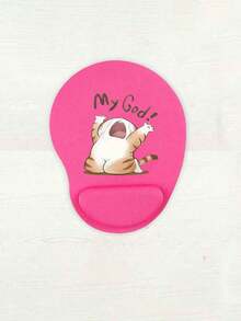 Ergonomic Wrist Support Mouse Pad With Cute Cat Pattern Design,Ergonomic Eva Wrist Support Cushion,Non-Slip Memory Foam Mouse Pad,Comfortable Non-Slip Base, Comfortable Mouse Pad With A Smooth Wrist Support,Comfortable Skin-Friendly Desk Rest,Desktop Protector,Suitable For Gaming, Office,Computers, Laptops,Home Use,Graduation Season Souvenir,Perfect Gift For Valentine's Day, Mother's Day,Back To School,Spring - Multicolor - View 15