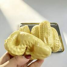 1 Pc Coconut Oil Peanut Handmade Squishy Ball, Moldable Non-Resilient Finger-Absorbing Squeeze For Adults - 花生 - 查看 5