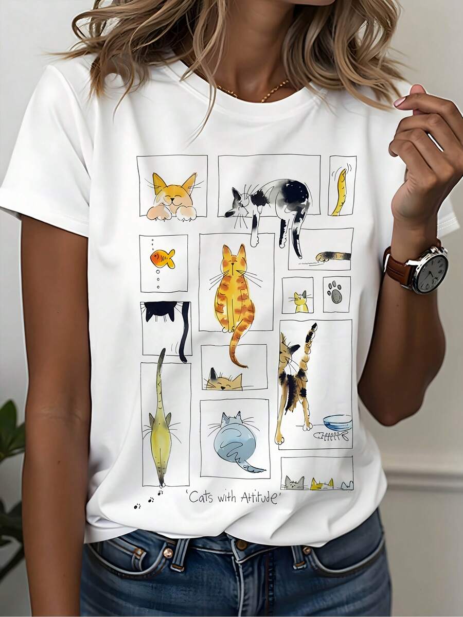 Women T-Shirts - White - View 1