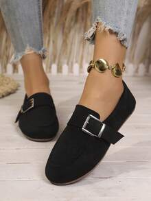 2026 New Women's Loafers, Slip-On Casual Shoes, Fashion Versatile Suitable For All Occasions, Global - Black - View 7