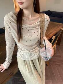 Women Tops - Apricot - View 8