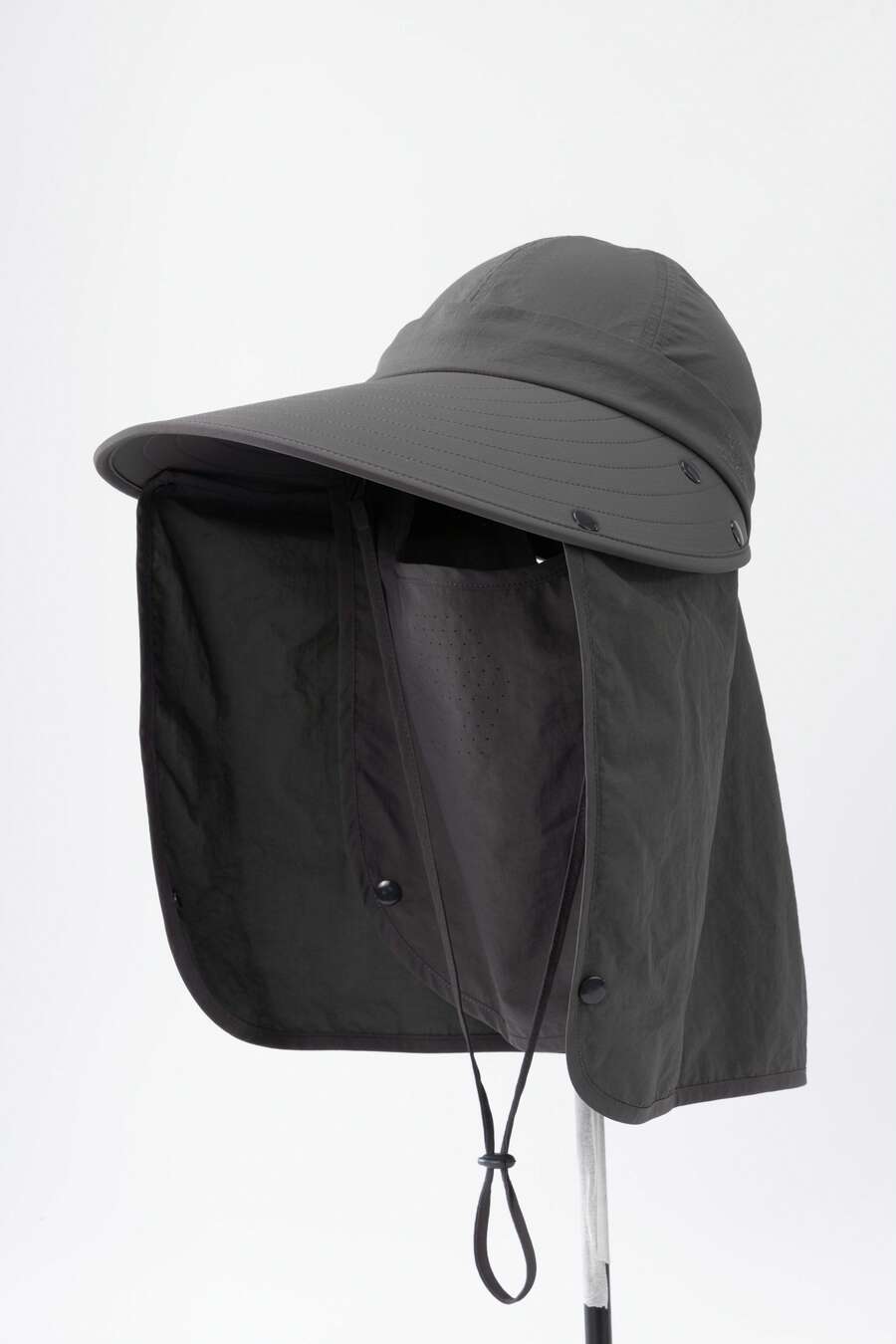 CAMEL CROWN Outdoor Fisherman's Hat, All-Around Sun Protection Fishing Hat With Sun Visor And Neck Protector, All-In-One Hiking Hat - Distant Mountain Gray - View 1