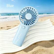1个迷你便携风扇，轻巧手持风扇，适用于办公室、户外、旅行和露营 - 随时随地保持凉爽（不含电池，发货时不含电池），母亲节礼物 - 彩色 - 查看 11