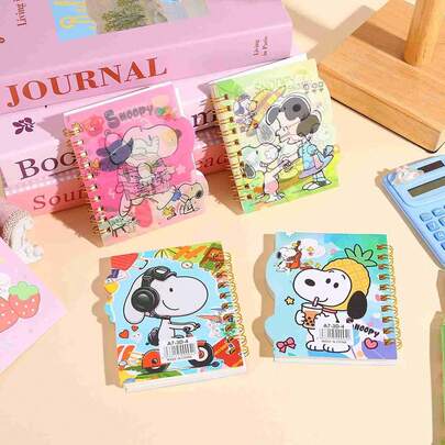 SNOOPY Sổ tay phong cách anime Mỹ mới ra mắt năm 2026, với thiết kế người ngoài hành tinh ấn tượng và họa tiết hoạt hình kinh điển, hình dáng đáng yêu và độc đáo, vẻ ngoài ấn tượng.