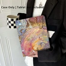 1pc Dreamy Starry Sky Butterfly Print Tablet Case Book-Style Stand Protective Tablet Case Compatible With IPad Air 6/5/4 &10 (10.9 Inch) - Compatible With IPad Pro 2024,Air M3/A16 2025, Compatible With Samsung For Galaxy Tab S9 FE/S8 Plus/S7/S11 - Ideal For Work, Travel, And Home Relaxation,Compatible With SAMSUNG,Compatible With XIAOMI - Multicolor - View 2