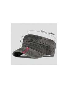 1 Piece Solid Color Streetwear Polyester Washed Vintage Truck Cap, All Seasons - Multicolor - View 2