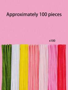 573件/423件清洁管工艺套装。适用于DIY花束制作、手工工艺品和礼品制作，以及生日、婚礼、毕业典礼、母亲节和其他场合。 - 彩色 - 查看 16