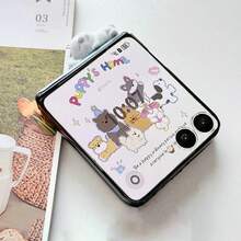 可爱蓝色磁吸轴3D考拉手机壳，兼容三星Galaxy ZFlip7 Z Flip6 ZFlip 5 Zflip6 Zflip5，防震后盖 - 藍 - 查看 7