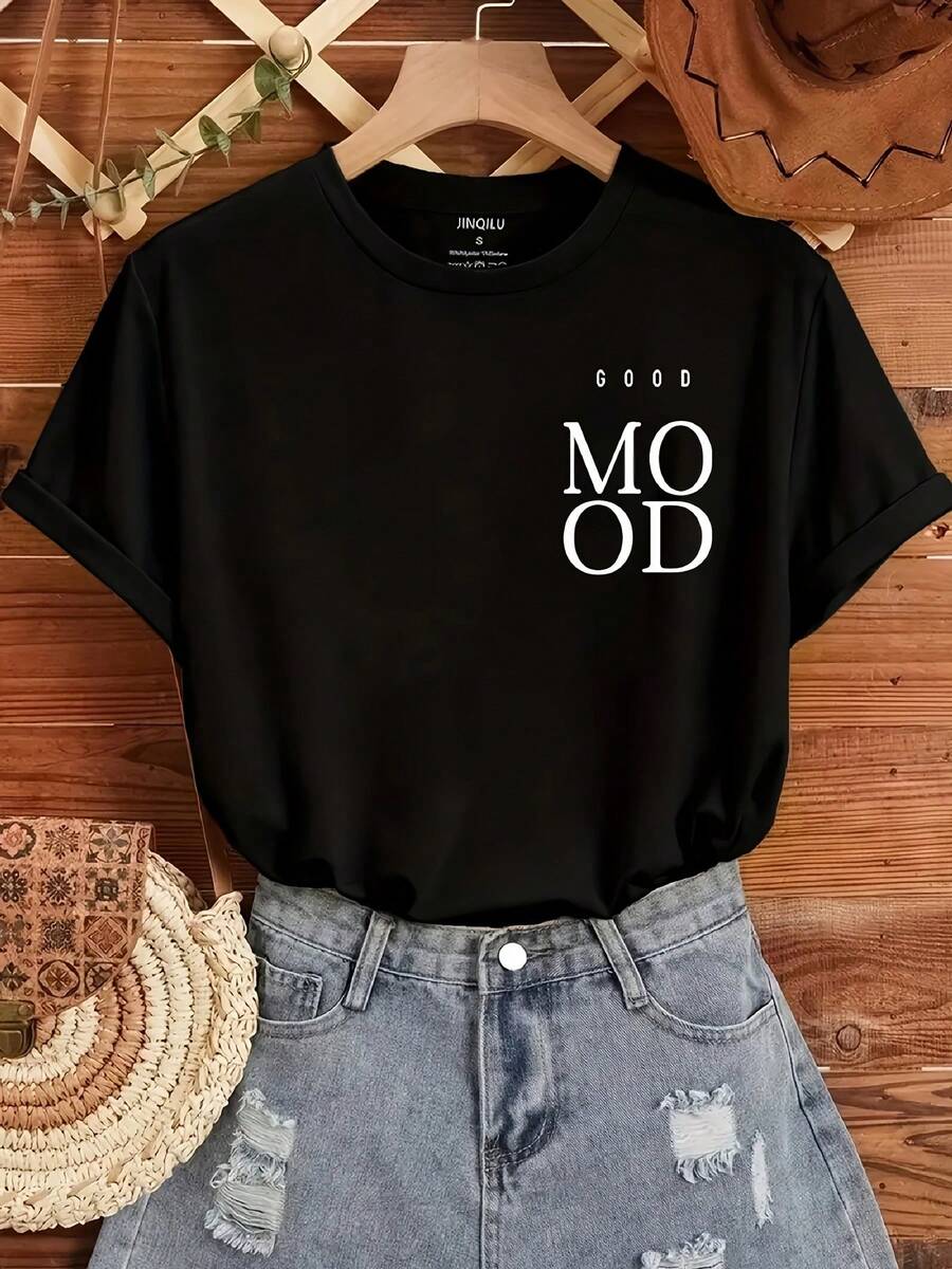 Women T-Shirts - Black - View 1