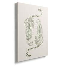 1/2pcs Framed/Unframed Green Cheetah Lucky Y2K Aesthetic Art Poster, Filled With Girlish Charm, Suitable For Room Decor, Fun Canvas Painting, Minimalist Style, Applicable For Dorm, College Apartment, Living Room, Bedroom, Modern Home Decor - Multicolor - View 6