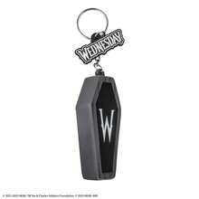 Wednesday Addams Coffin Squishy Keychain, MGM Official Licensed Dark Aesthetic Bag Pendant, Gothic Ornament For Fans - Coffin-shaped Box Charm - View 4