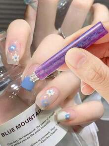 五合一美甲点彩笔工具套装，包含美甲笔刷、多头点彩笔，适用于波点、花瓣图案等DIY美甲工具 - 彩色 - 查看 6