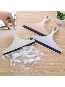 T Soft Rubber Glass Scraper Window Cleaning Tool Bathroom Floor Tile Wiper Glass Cleaner Cleaning Glass Scraper 1PC - Multicolor - View 2