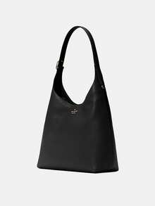 Kate Spade Bolso de hombro de gran capacidad con forma de media luna, Serie KS 454 para mujeres - Negro - Ver 6