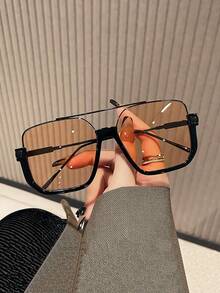 1 pieza de rodaja de naranja con marco negro