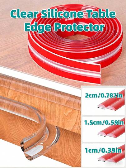 Transparent Table Corner Guards, Self-Adhesive Edge Protectors, Multiple Sizes And Widths, Soft Furniture Edge Bumpers, Table Corners, Baby Safety Protection. Aroma Diffuser, Door Stopper, Foam, Wedding, Radiator Cover, Corner Protectors, Essential For Study Desks, Table Edge Protectors, Crib Rails, Edge Protectors