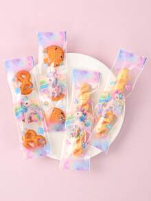 100 piezas Bolsas de caramelos transparentes de unicornio, Bolsas de regalo con cierre automático de unicornio, Bolsas de caramelos transparentes de fiesta de cumpleaños de unicornio, Bolsas para piruletas de baby shower, Bolsas de fiesta con tema de unicornio, Decoración de mesa de boda, Decoración de despedida de soltera, Decoración para revelación de género, Bolsas de embalaje de aperitivos, Bolsas de regalo pequeñas, Bolsas para hornear galletas, Regalos de cumpleaños para niñas, Recuerdos de fiesta - Unicornio de moda mixta - Ver 11