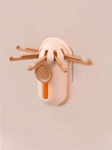 1pc Multi-Function Bathroom Expandable Hooks, No Drilling Easy Installation, Storage For Loofah, Toothbrush, Towel, Space-Saving Organizer Rack For Bathroom, Kitchen Utensil Hanging Rack - Multicolor - View 12