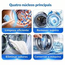 Kit Of 24 Effervescent Tablets For Washing Machines – Deep Cleaning/ Eliminates Hidden Odors And Residues - Bộ gồm 12 sản phẩm - Xem 4