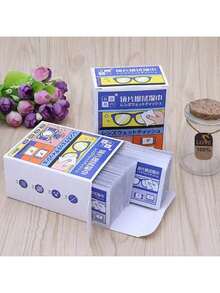 100pcs Disposable Anti-Fog Lens Cleaning Wet Wipes, Also Suitable For Cleaning Smartphone, Camera Screens - Multicolor - View 1