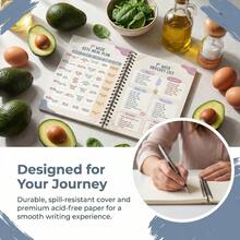 28-Day Keto Diet Planner: Healthy Living, Beautifully Papered, Perfect Gift, Suitable For Home, Office, Study, And Holidays. - 1pc - View 2