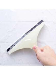 T Soft Rubber Glass Scraper Window Artifact Bathroom Floor Tile Wiper Glass Cleaner Cleaning Glass Scraper 1PC - Multicolor - View 3