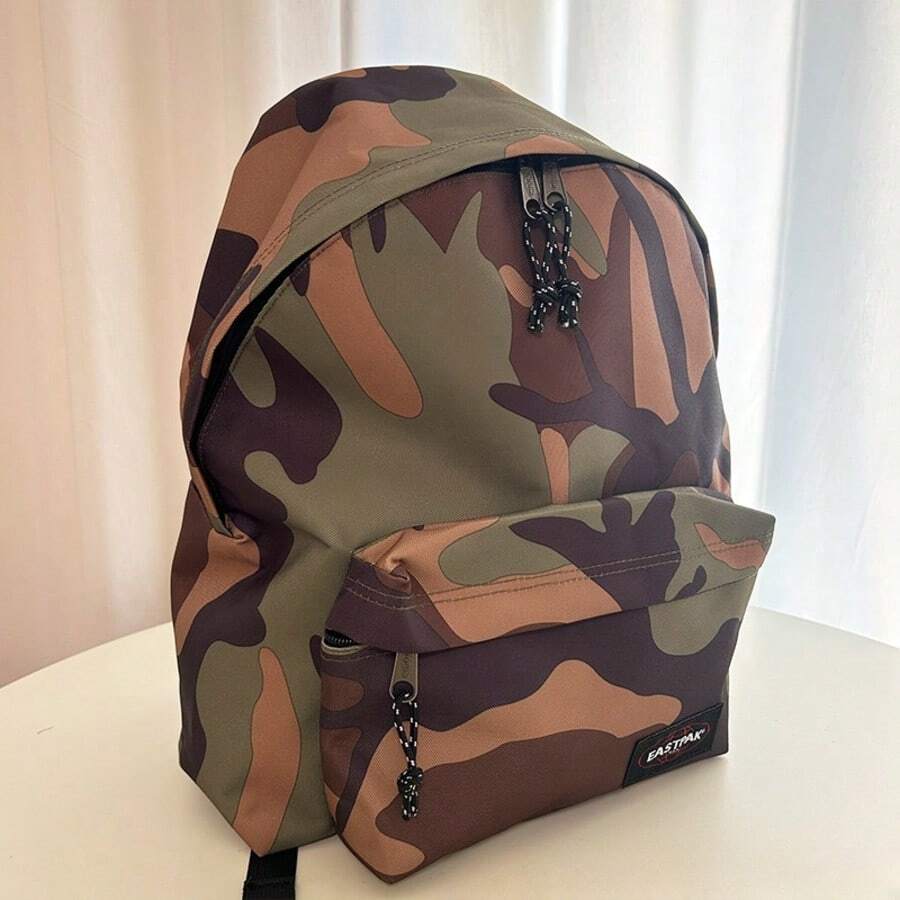 Eastpak 20L Oxford-Gewebe, wasserdichter Studentenrucksack, modisch, lässig, ideal für Reisen und Wandern - Kamelfarben - Übersicht 1