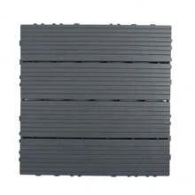1 Tấm, 6 Tấm, Sàn nhựa tự lắp ghép 29,5cm, chịu lực cao, thích hợp cho sân, vườn, ban công. Sàn nhựa tự lắp ghép ngoài trời cho sân, hiên nhà. - sọc - Xem 5