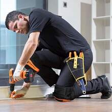 2pcs Industrial Knee Pads, Gardening Knee Pads, Extra Long & Thick - Orange Color - View 4