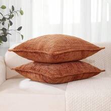 1 chiếc vỏ gối trang trí giả cashmere dày dặn, kích thước 45x45cm, họa tiết hình học, thích hợp cho ghế sofa, phòng ngủ, văn phòng, trang trí nhà cửa. - 1PC - Xem 3