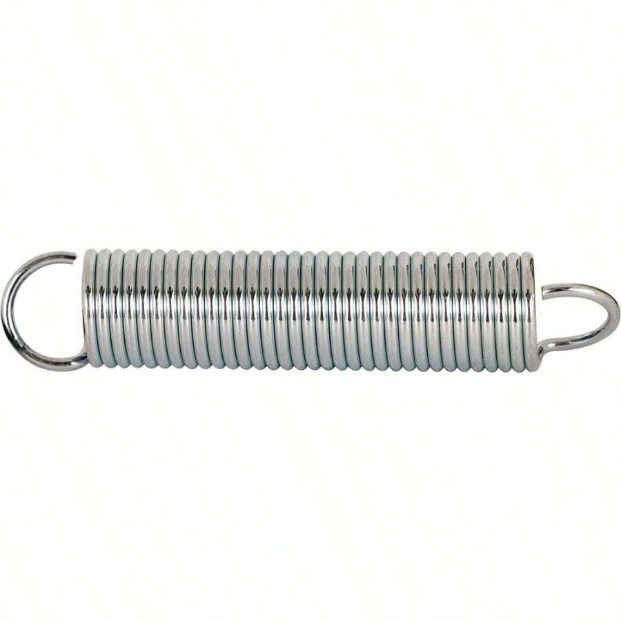 Prime-Line SP 9618 Extension Spring, Spring Steel Construction, Plated 0.072 GAx 5/8 In. 3-1/4 In. Single Loop Open, (2 Pack) - Default - View 1